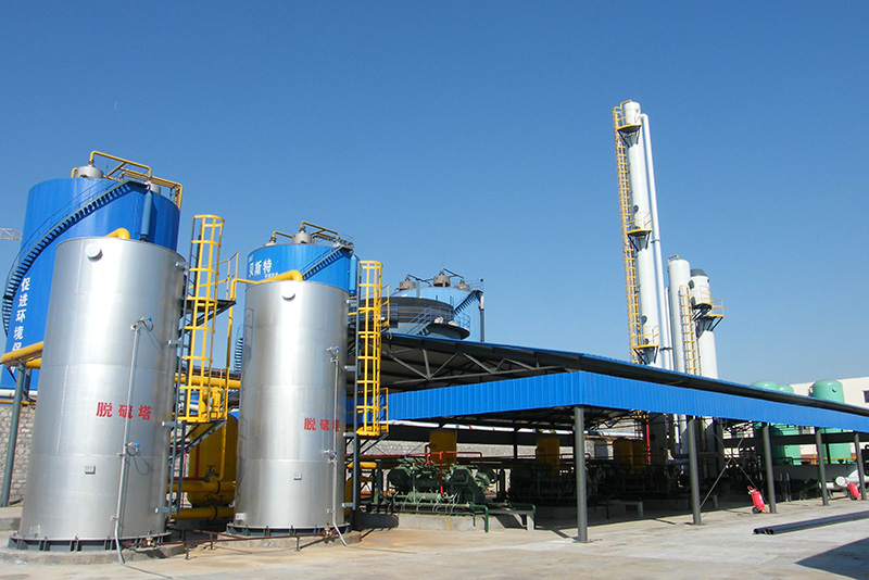 Yantai double tower food 40000 biogas purification project